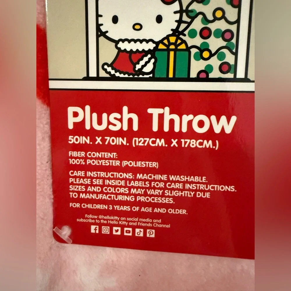 Hello Kitty Christmas Blanket🩷